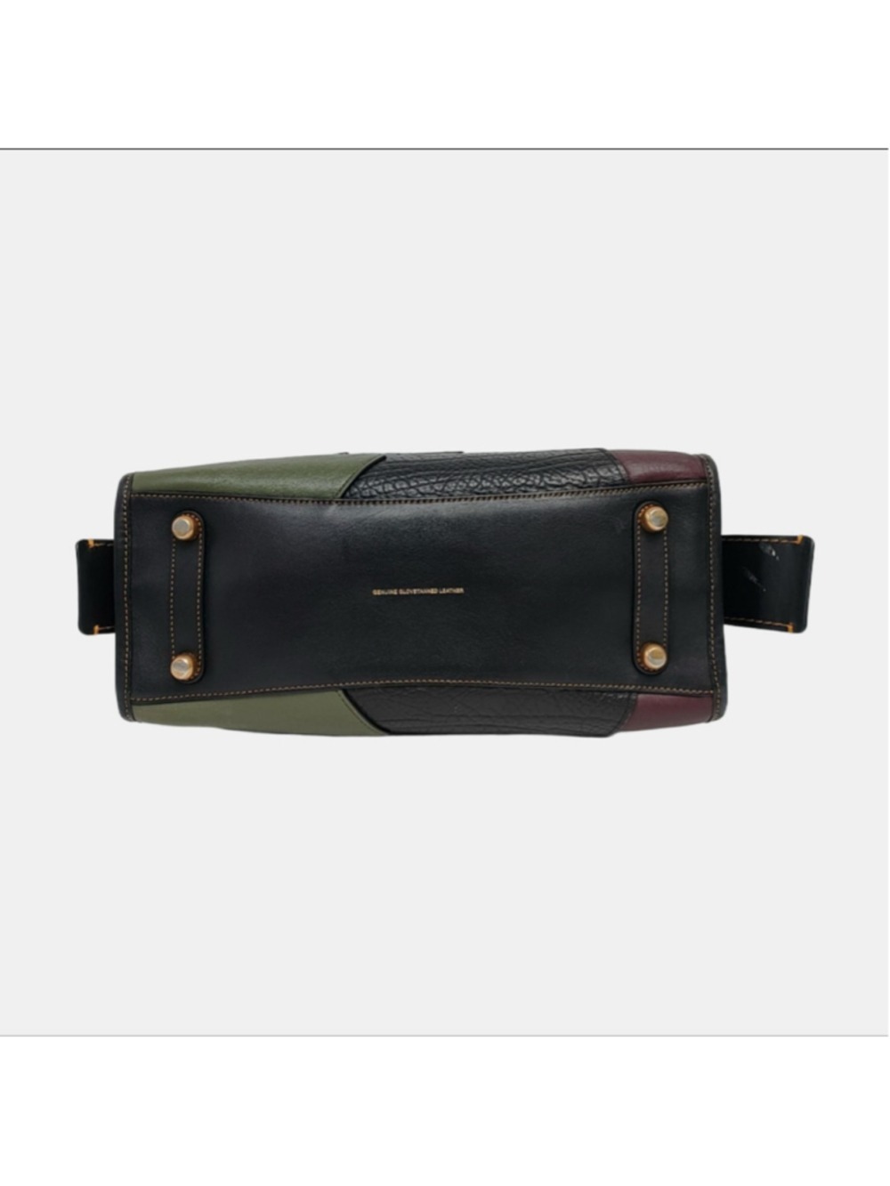 Coach 1941 Patchwork Rogue 30 Bag 20315 Multi Orange Olive Leather Suede Satchel - Picture 3 of 16